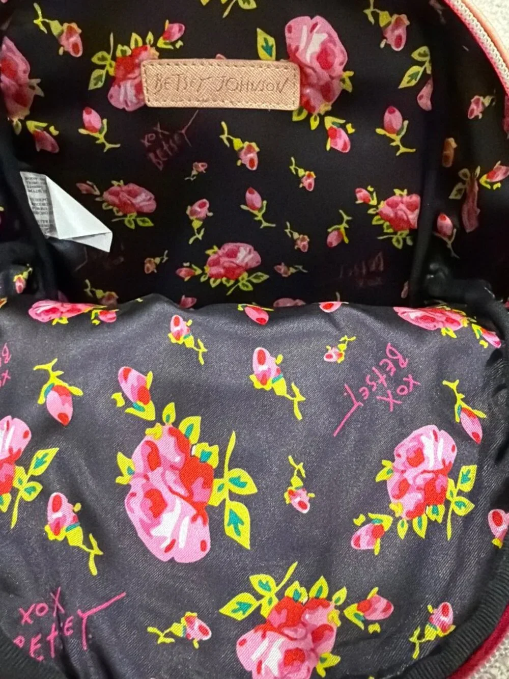 Betsey Johnson mini backpack